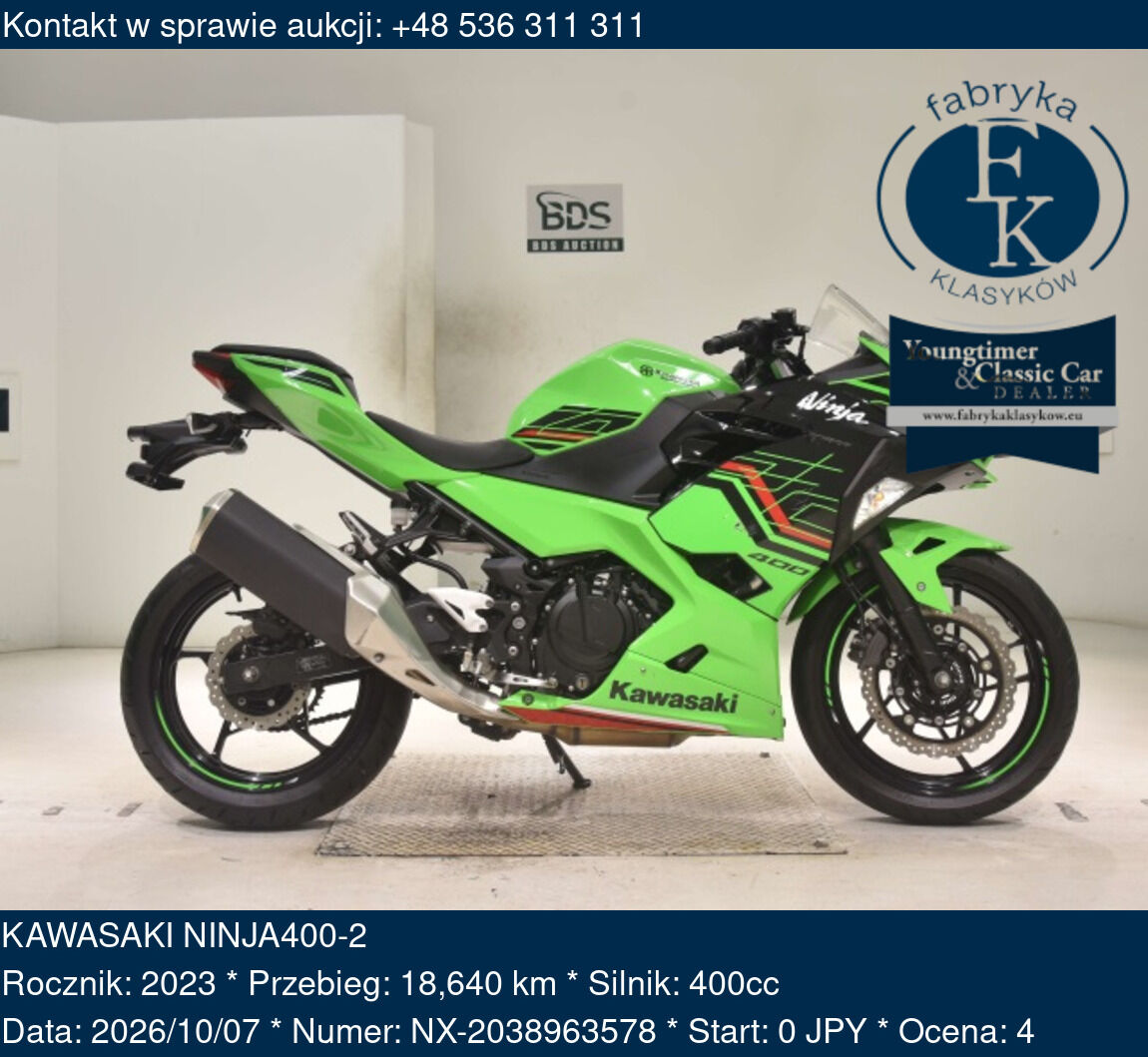 KAWASAKI NINJA400-2 2023 - zdjęcie 2