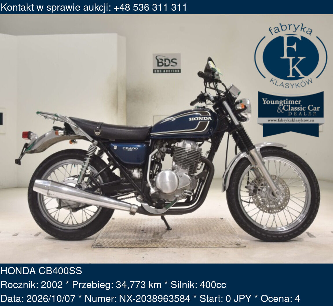 HONDA CB400SS 2002 - zdjęcie 2