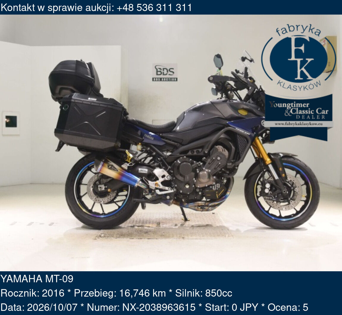 YAMAHA MT-09 2016 - zdjęcie 2