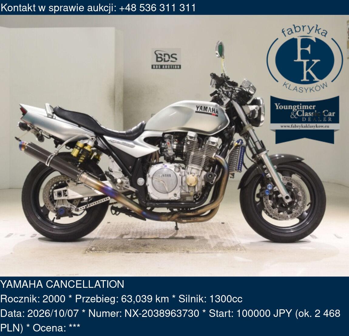 YAMAHA CANCELLATION 2000 - zdjęcie 2