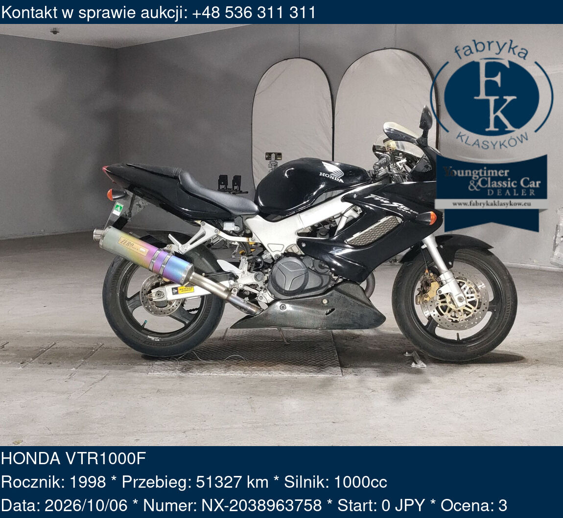 HONDA VTR1000F 1998 - zdjęcie 2