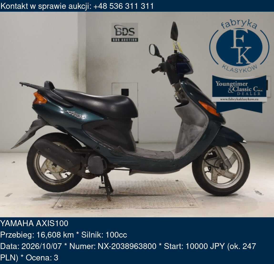 YAMAHA AXIS100  - zdjęcie 2