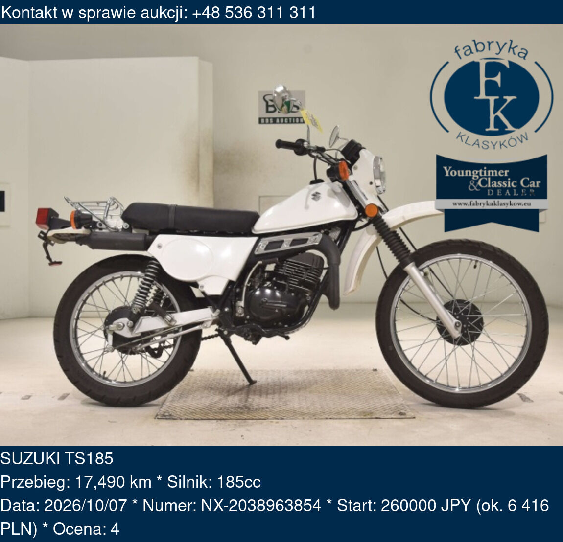SUZUKI TS185  - zdjęcie 2