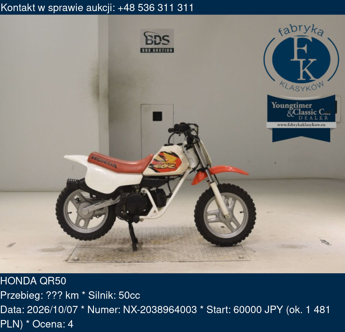 HONDA QR50 - zdjęcie 2