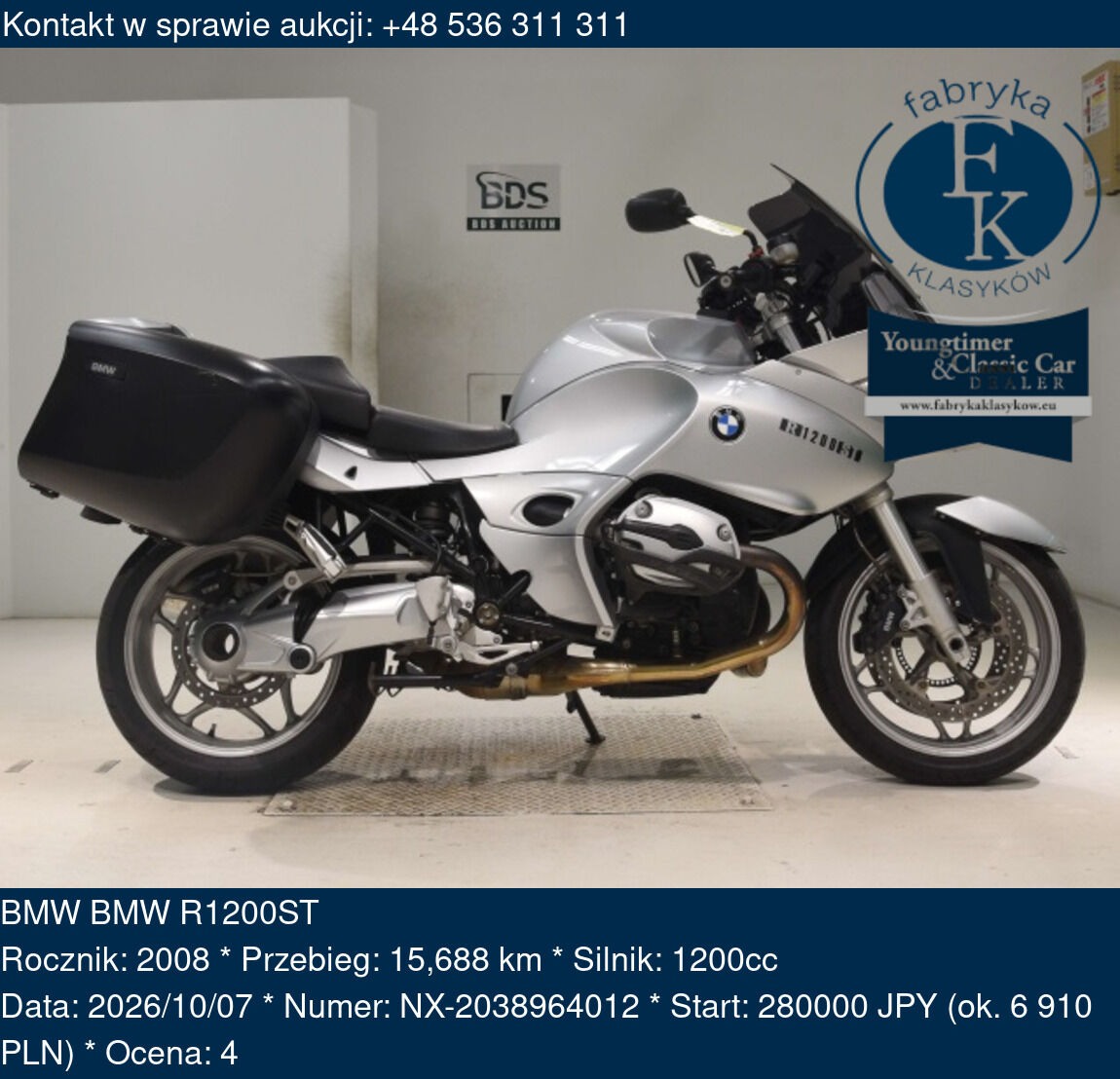 BMW BMW R1200ST 2008 - zdjęcie 2
