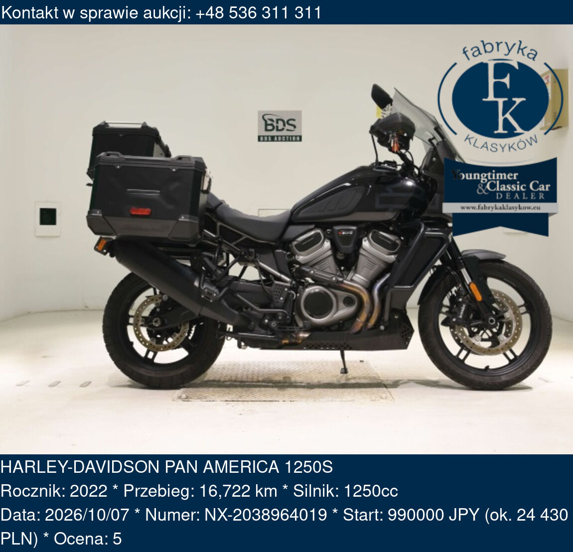 HARLEY-DAVIDSON PAN AMERICA 1250S 2022 - zdjęcie 2