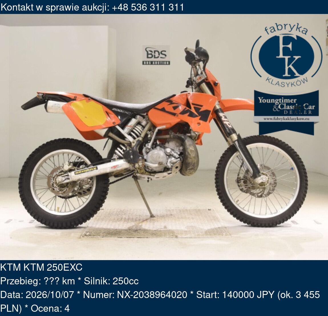 KTM KTM 250EXC  - zdjęcie 2