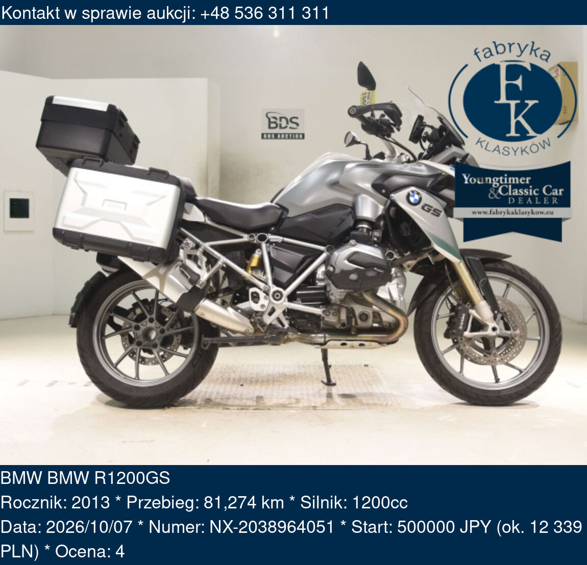 BMW BMW R1200GS 2013 - zdjęcie 2