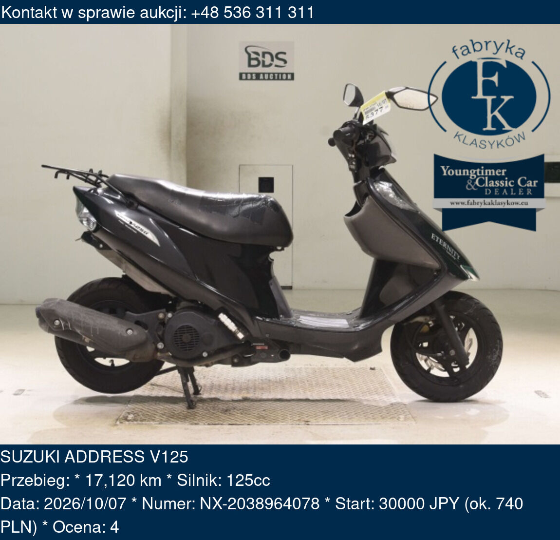 SUZUKI ADDRESS V125  - zdjęcie 2