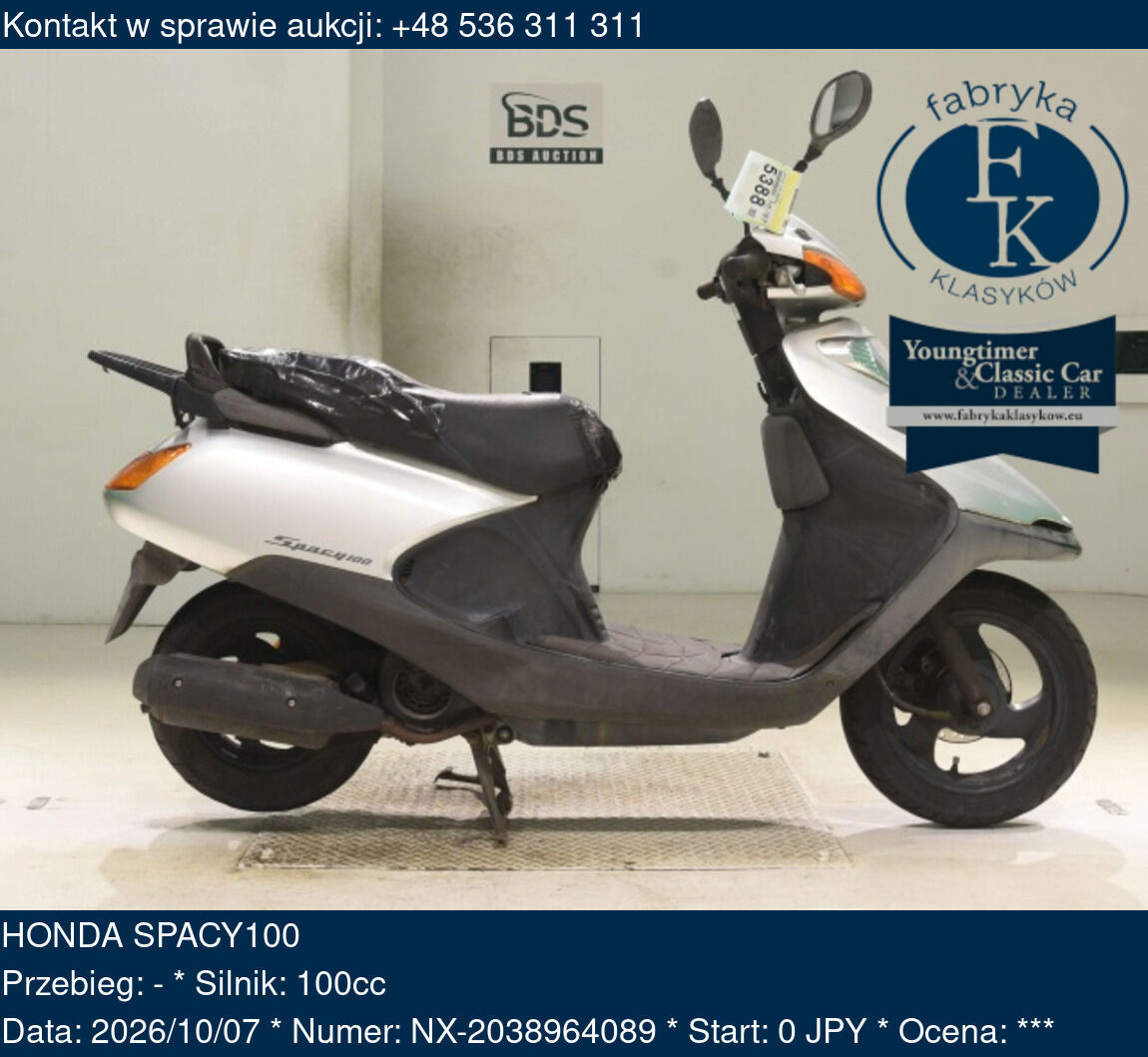 HONDA SPACY100  - zdjęcie 2