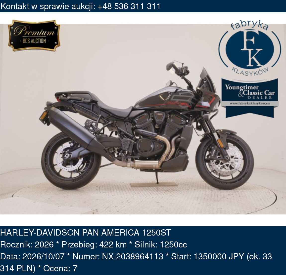 HARLEY-DAVIDSON PAN AMERICA 1250ST 2026 - zdjęcie 2