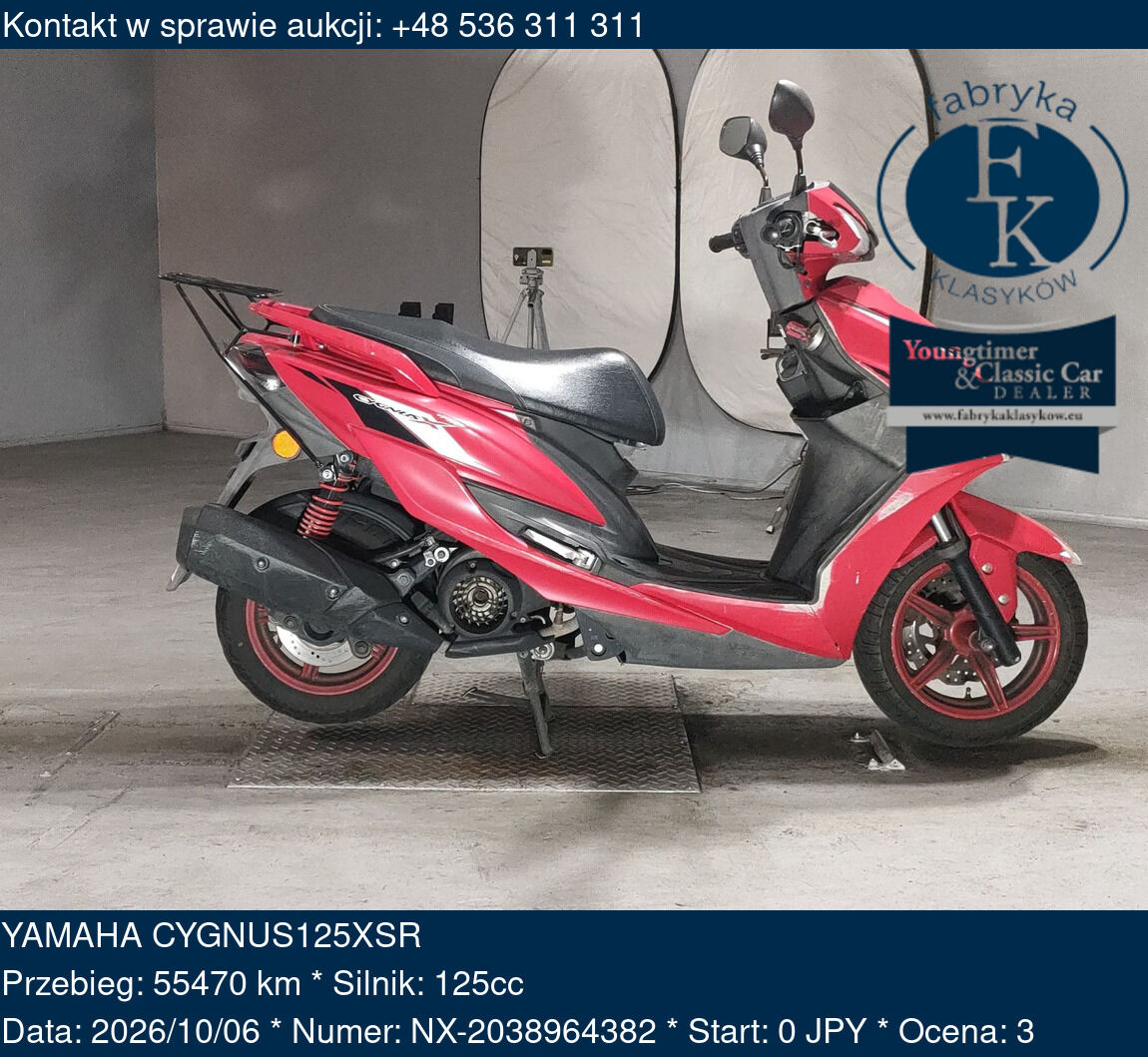 YAMAHA CYGNUS125XSR  - zdjęcie 2