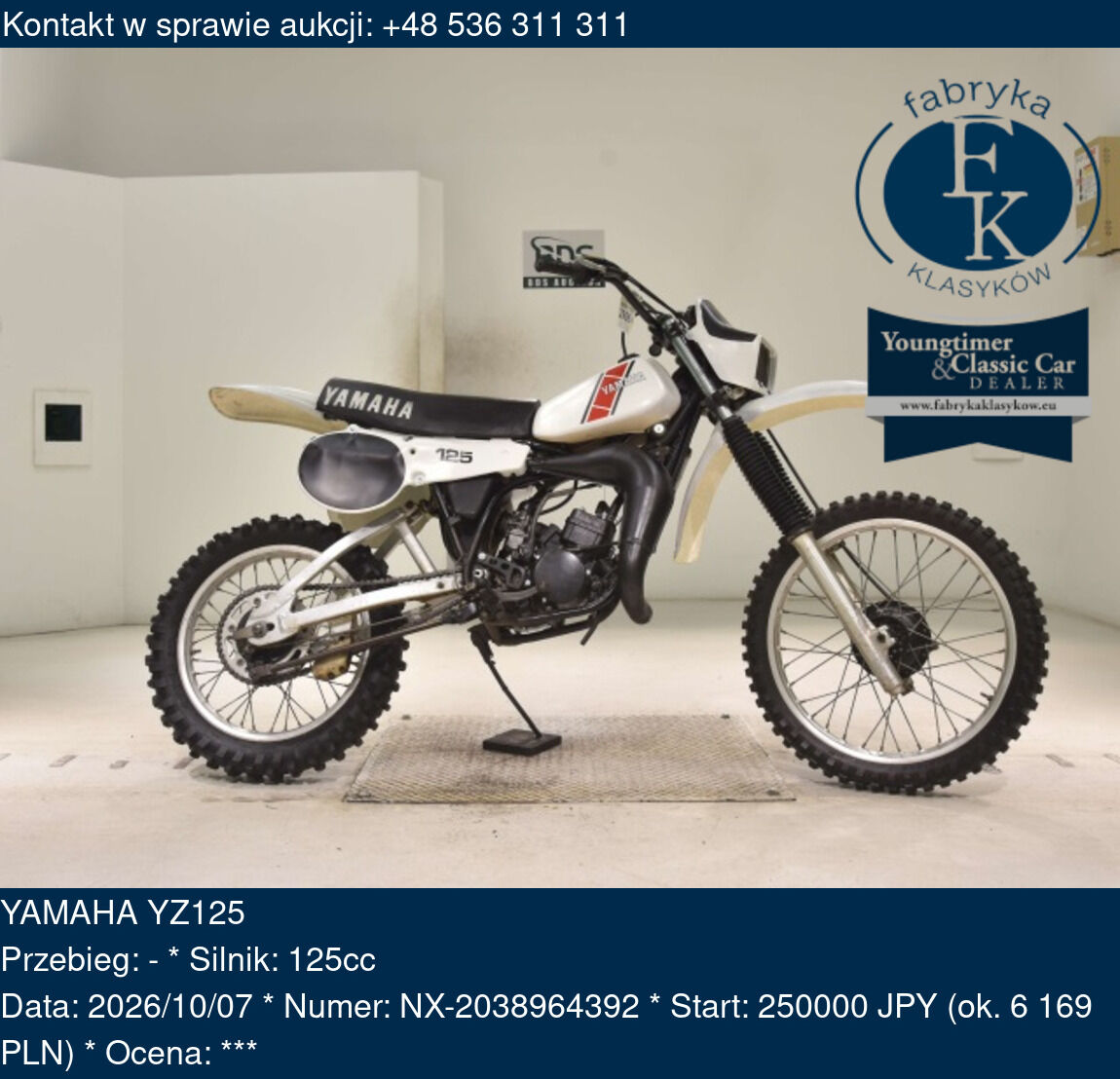 YAMAHA YZ125  - zdjęcie 2