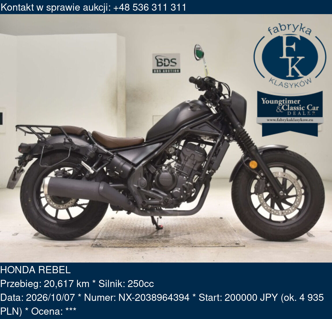HONDA REBEL  - zdjęcie 2