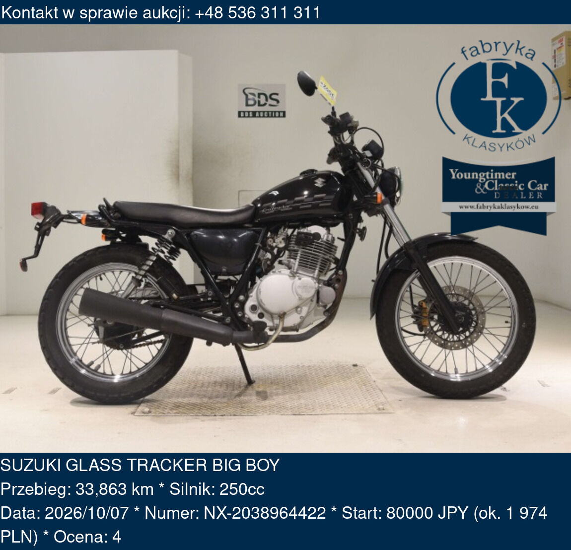 SUZUKI GLASS TRACKER BIG BOY  - zdjęcie 2