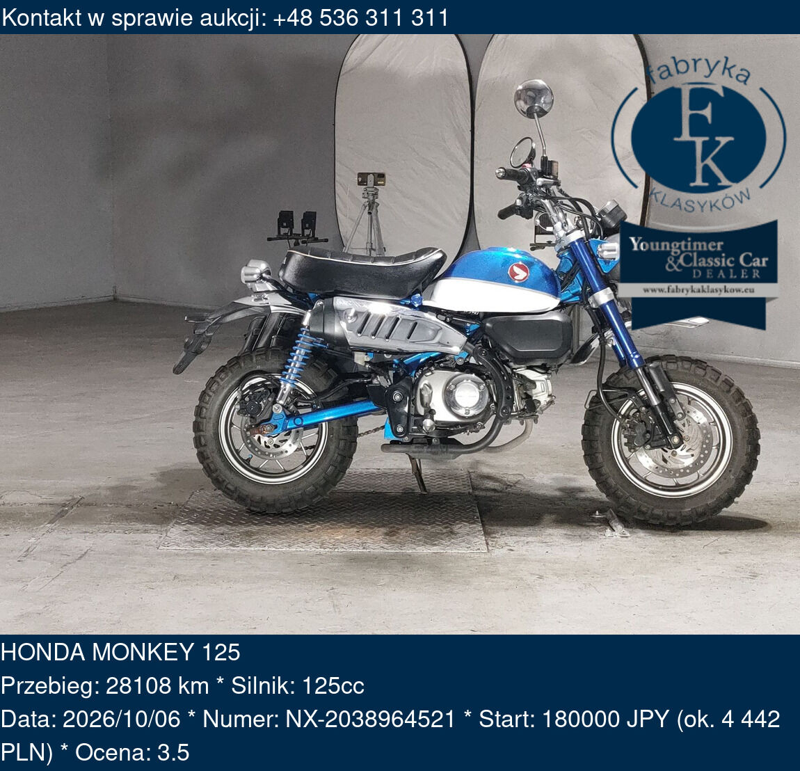 HONDA MONKEY 125  - zdjęcie 2