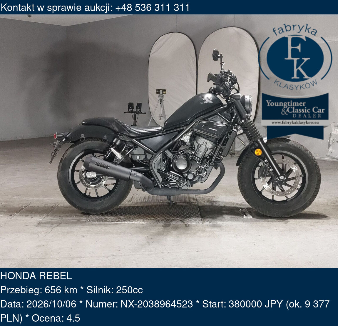 HONDA REBEL  - zdjęcie 2