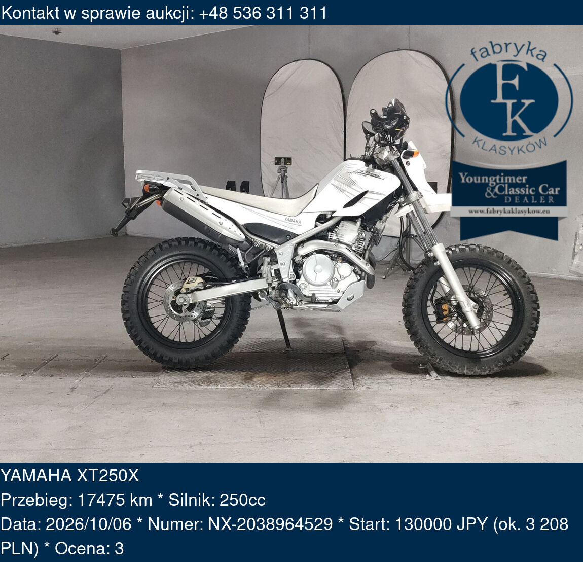 YAMAHA XT250X  - zdjęcie 2