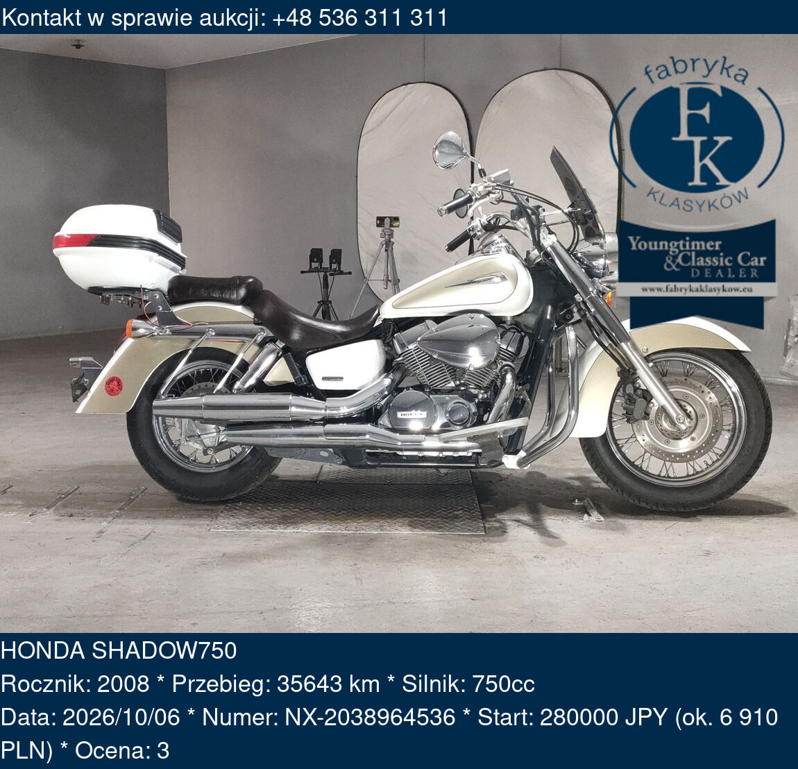 HONDA SHADOW750 2008 - zdjęcie 2