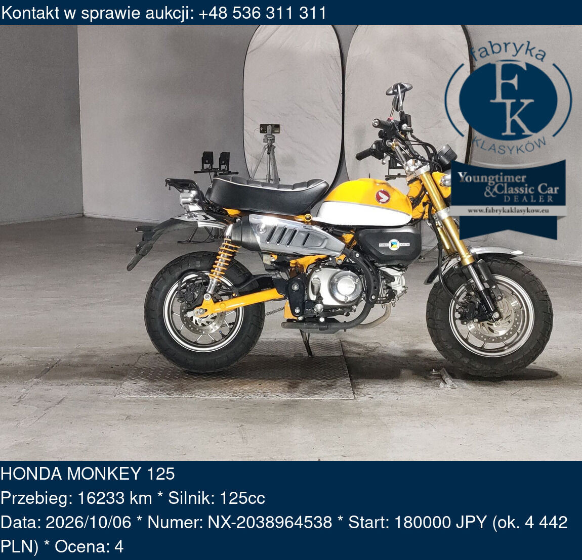 HONDA MONKEY 125  - zdjęcie 2