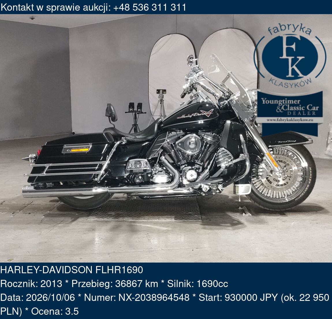 HARLEY-DAVIDSON FLHR1690 2013 - zdjęcie 2