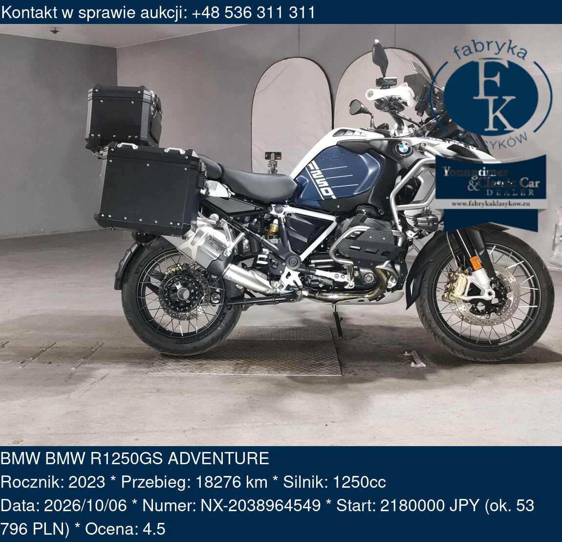 BMW BMW R1250GS ADVENTURE 2023 - zdjęcie 2