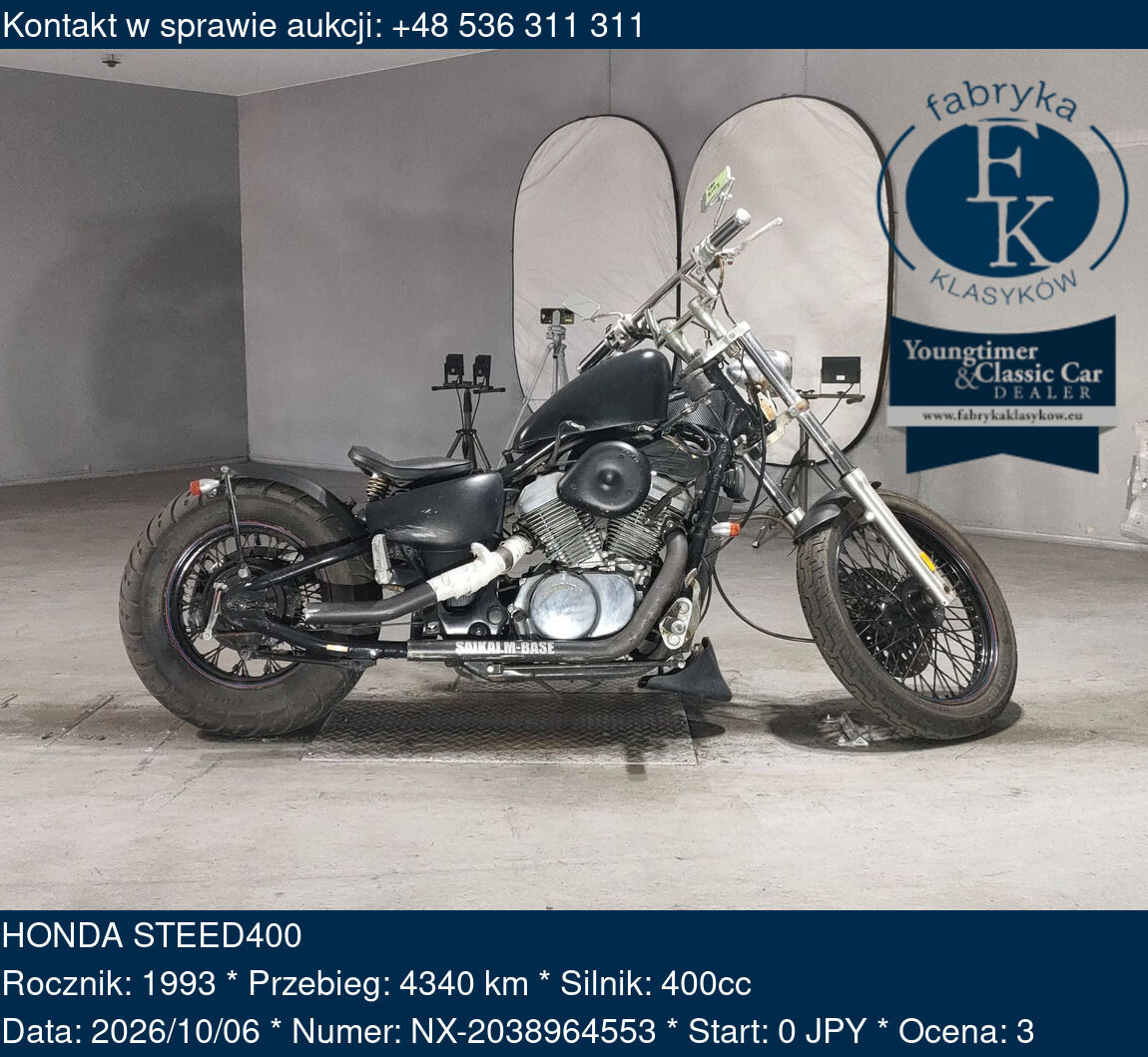 HONDA STEED400 1993 - zdjęcie 2
