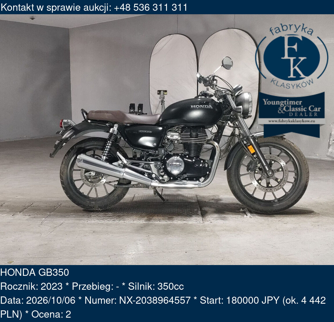 HONDA GB350 2023 - zdjęcie 2