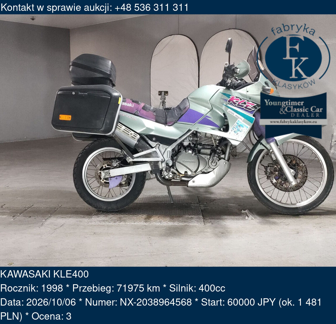 KAWASAKI KLE400 1998 - zdjęcie 2
