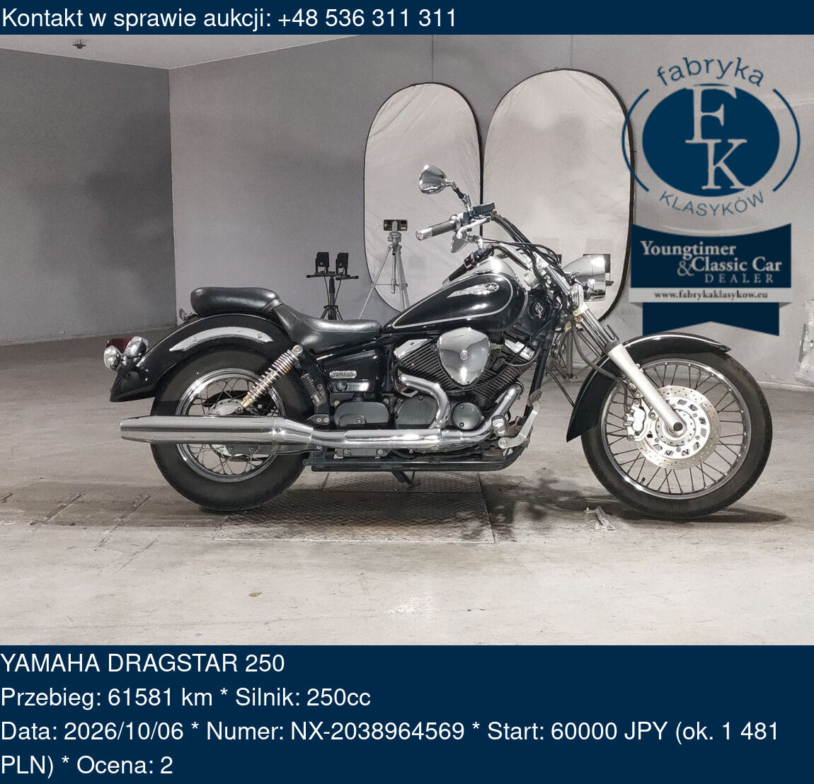 YAMAHA DRAGSTAR 250  - zdjęcie 2