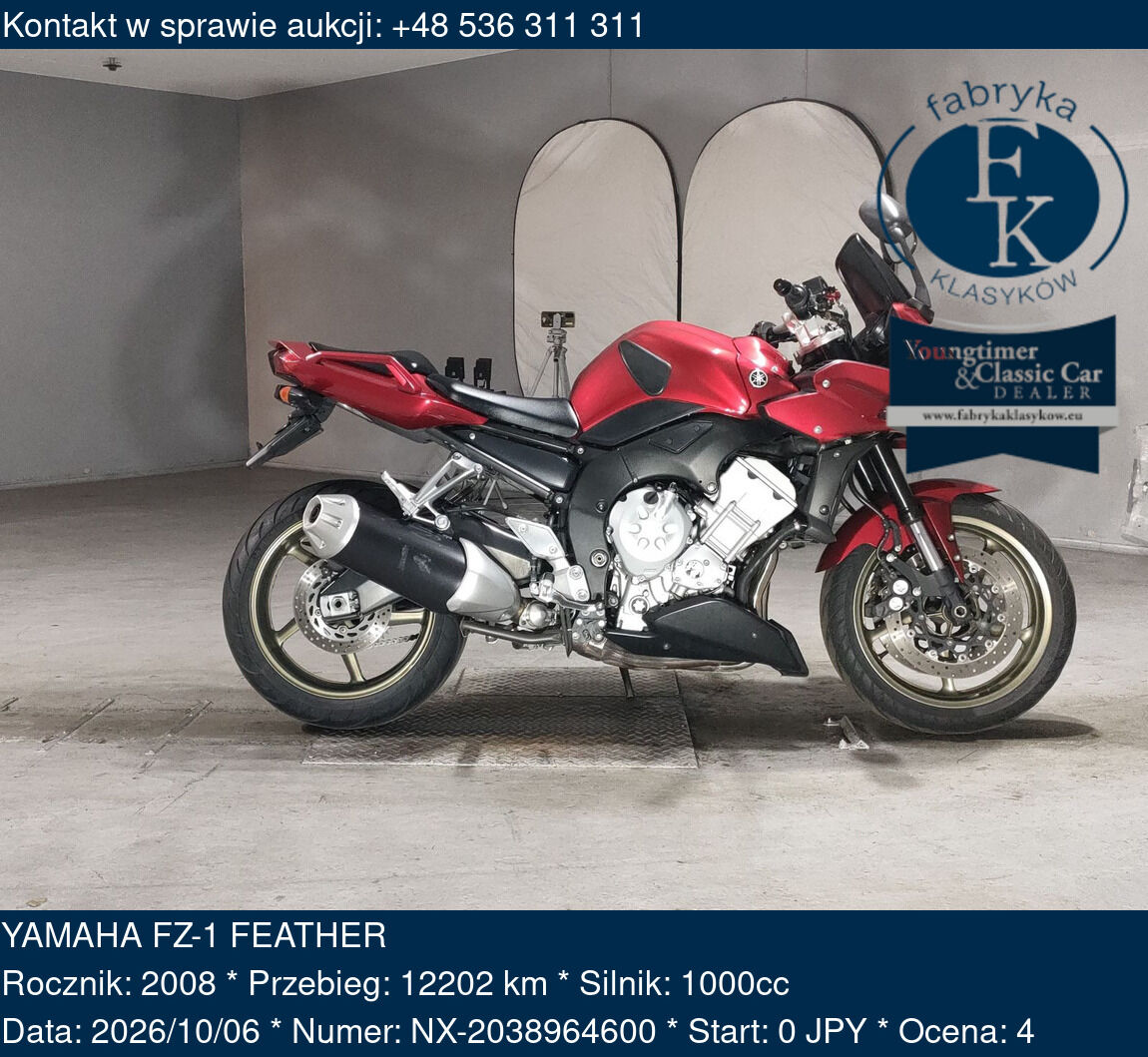 YAMAHA FZ-1 FEATHER 2008 - zdjęcie 2