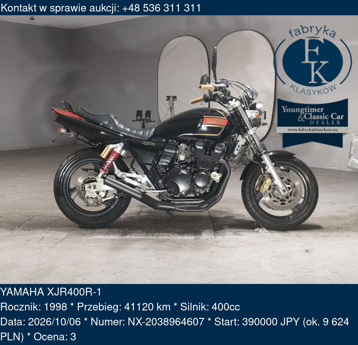 YAMAHA XJR400R-1 1998 - zdjęcie 2