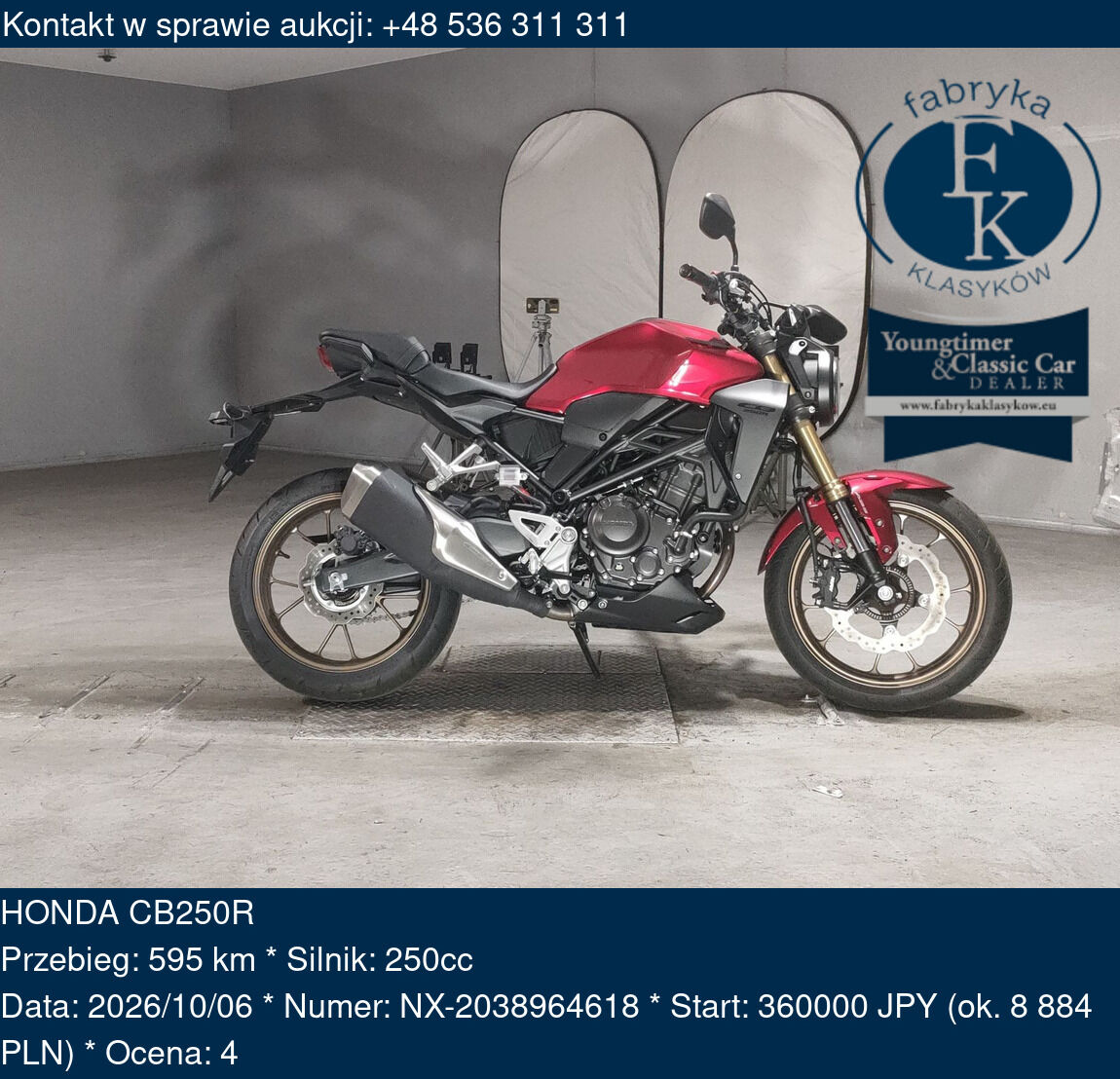 HONDA CB250R  - zdjęcie 2