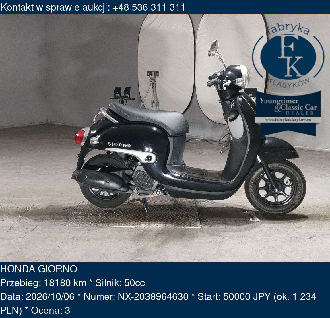 HONDA GIORNO - zdjęcie 2