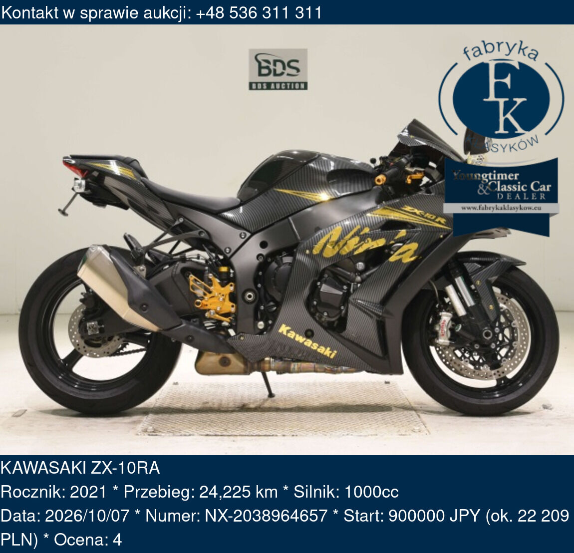 KAWASAKI ZX-10RA 2021 - zdjęcie 2