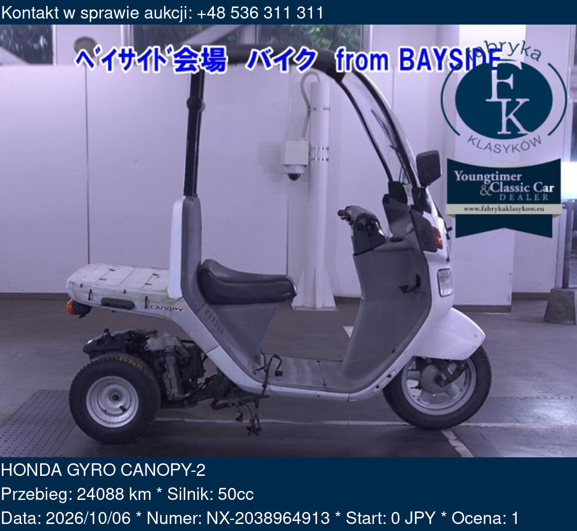 HONDA GYRO CANOPY-2  - zdjęcie 2