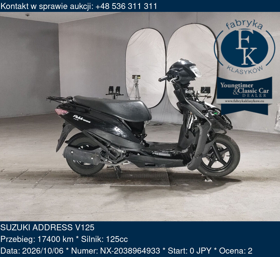 SUZUKI ADDRESS V125  - zdjęcie 2