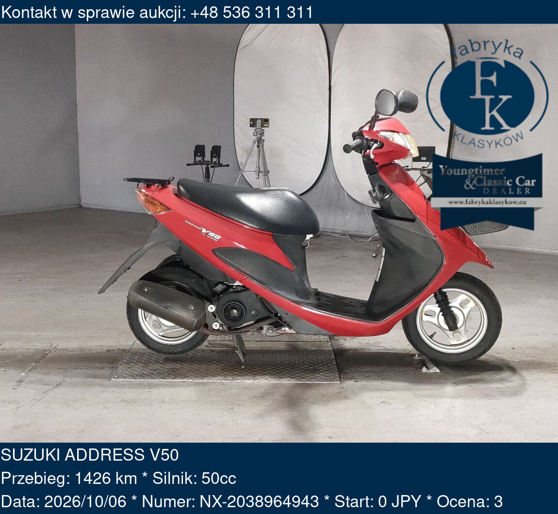 SUZUKI ADDRESS V50  - zdjęcie 2
