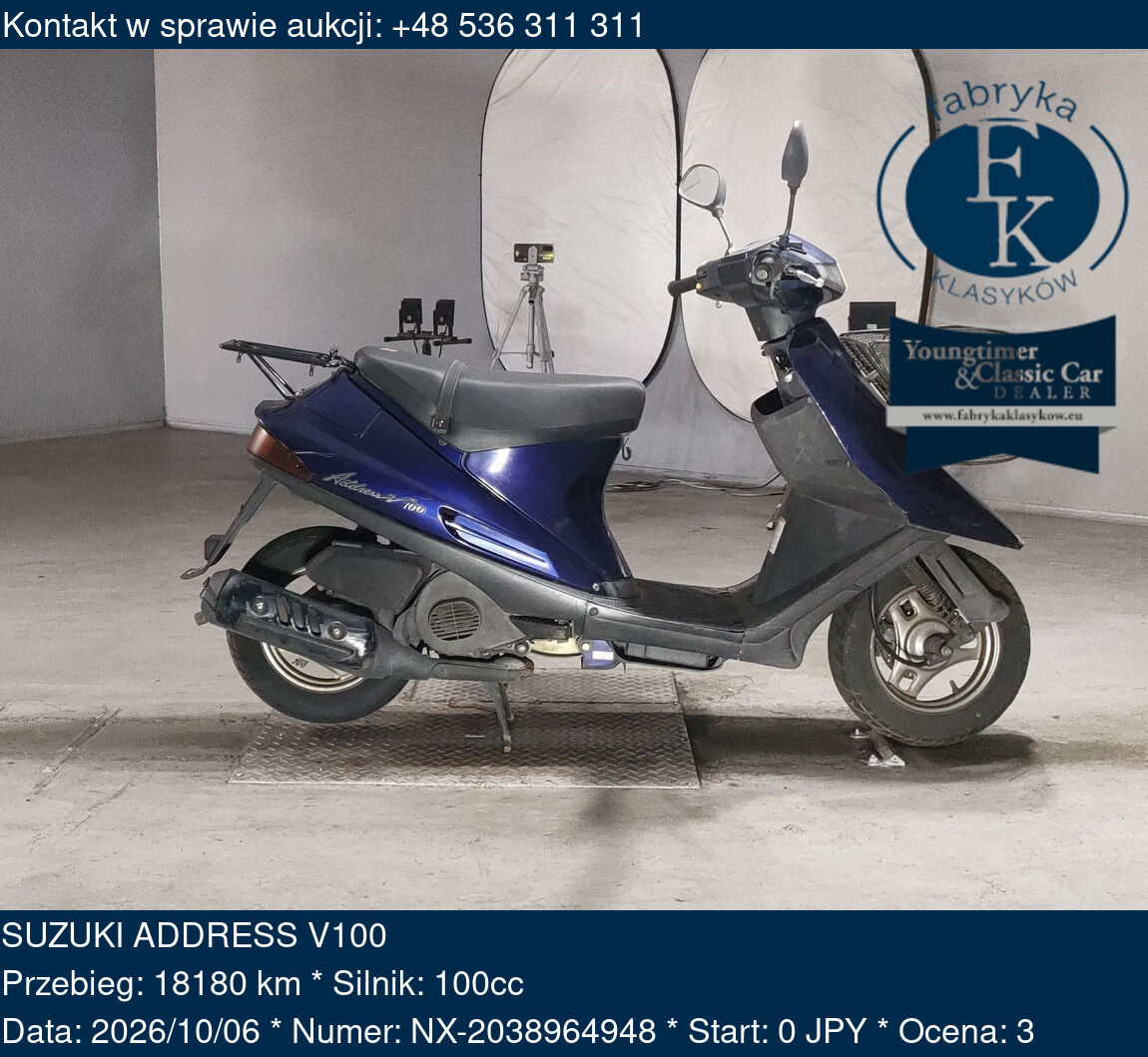 SUZUKI ADDRESS V100  - zdjęcie 2