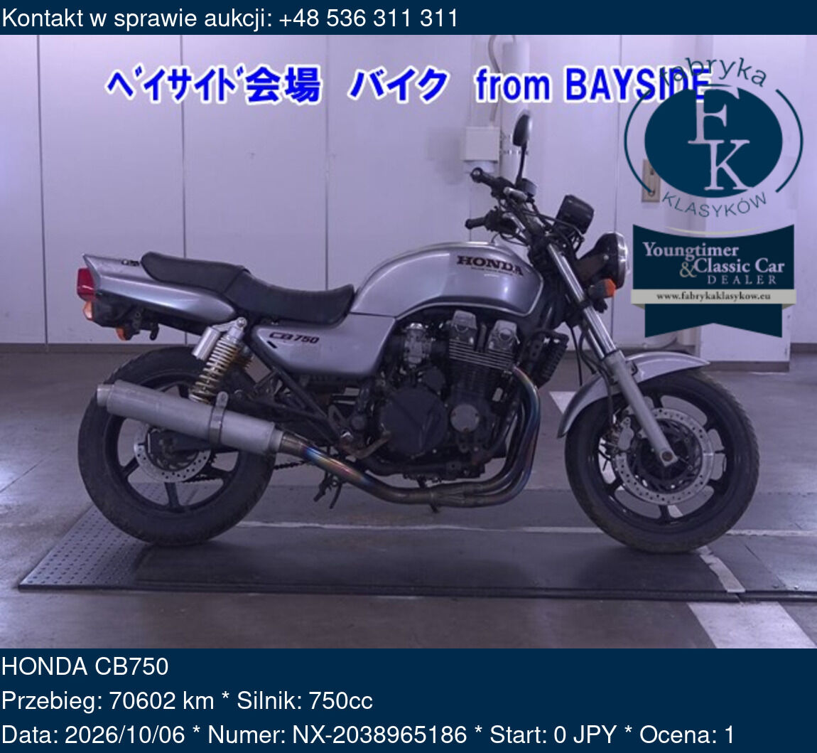 HONDA CB750  - zdjęcie 2