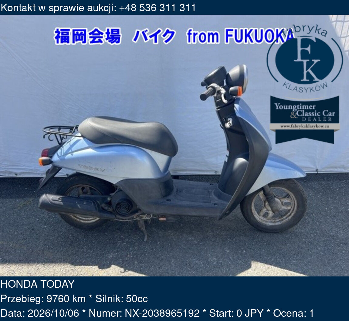 HONDA TODAY  - zdjęcie 2