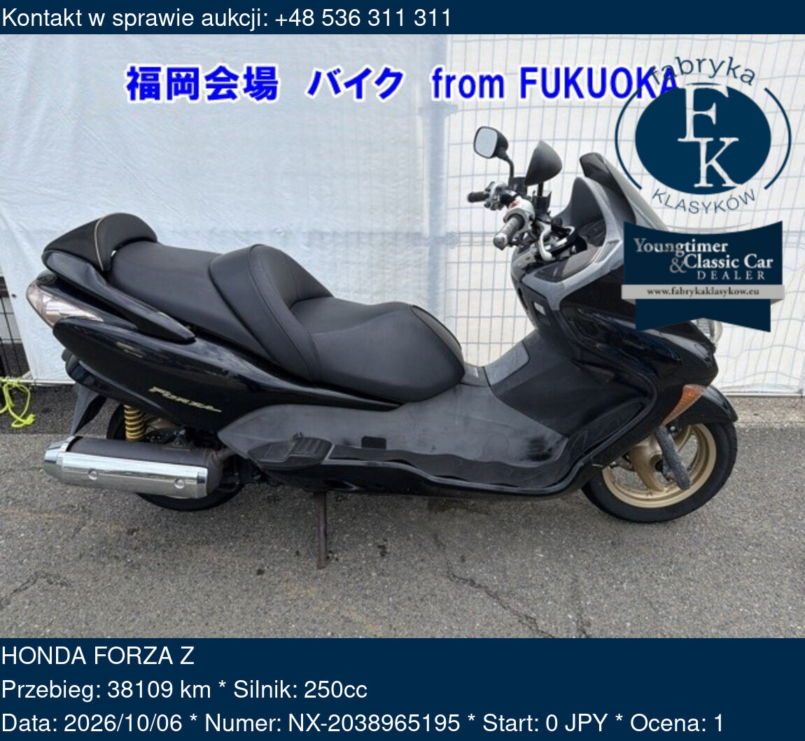 HONDA FORZA Z  - zdjęcie 2