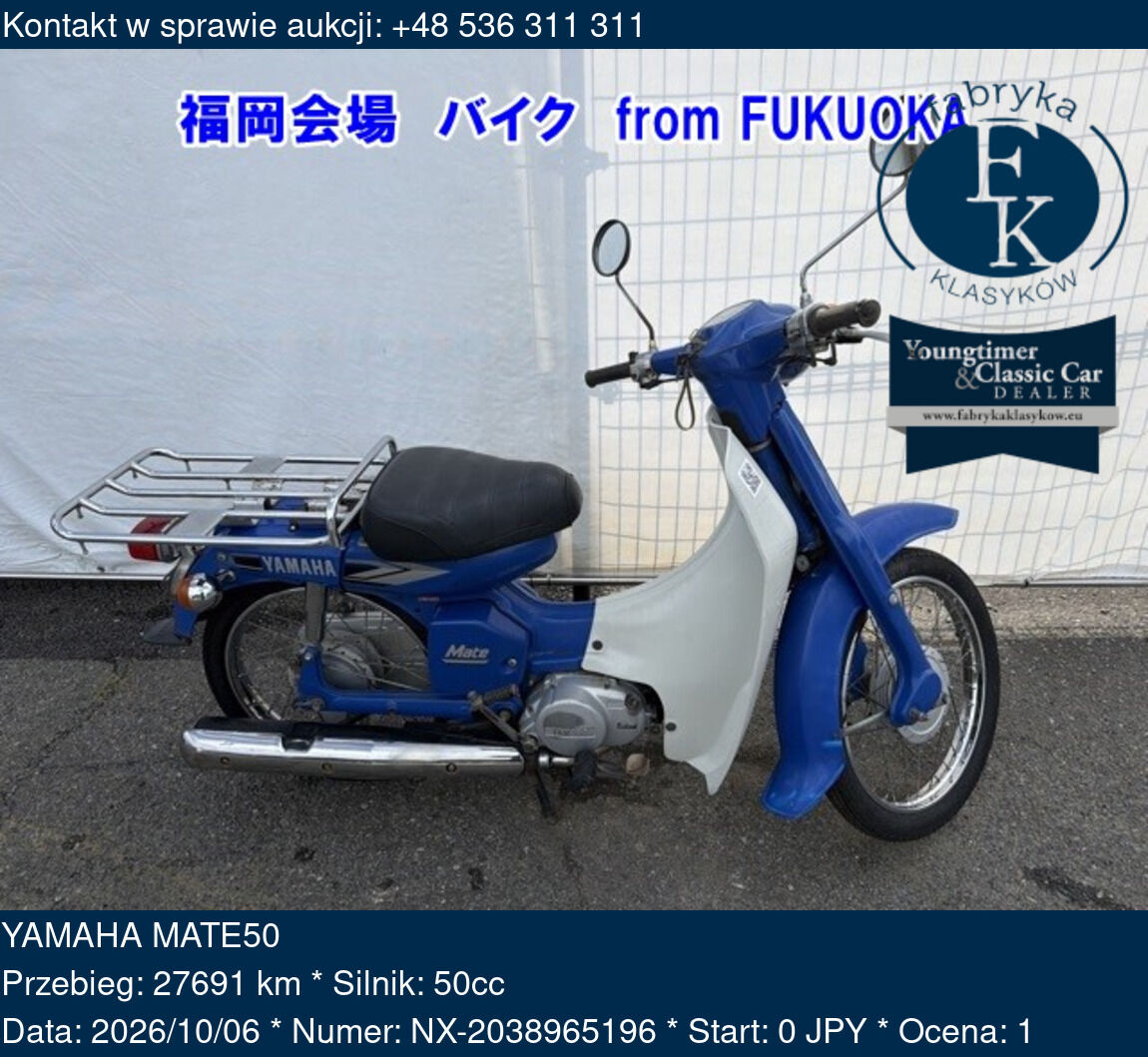 YAMAHA MATE50  - zdjęcie 2