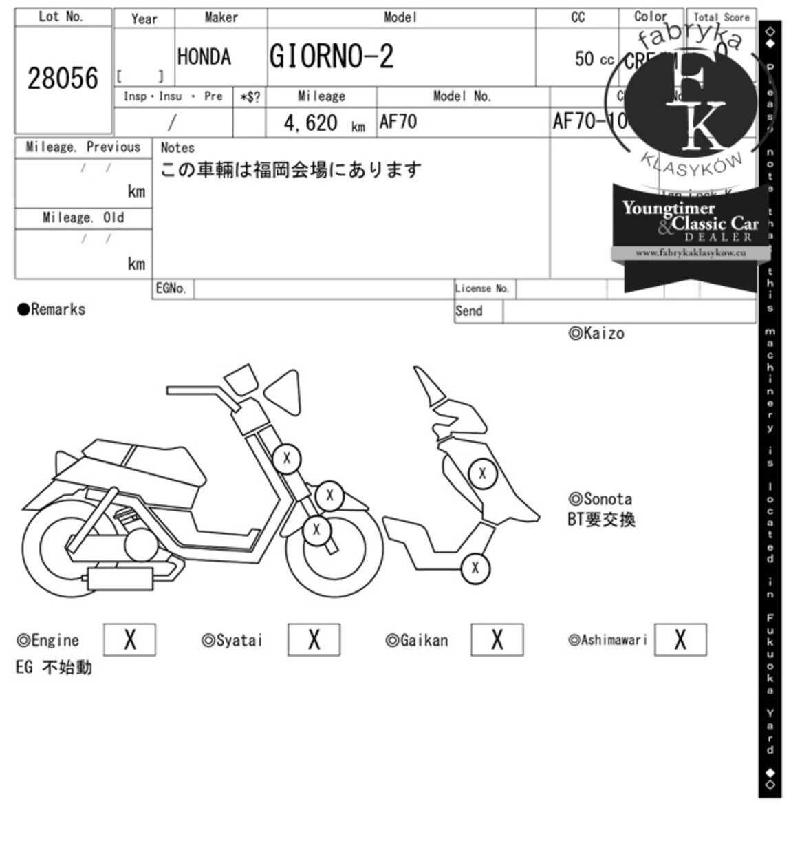 HONDA GIORNO - zdjęcie 8