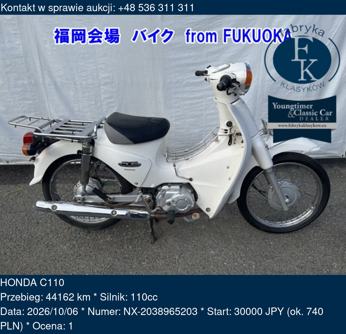 HONDA C110  - zdjęcie 2