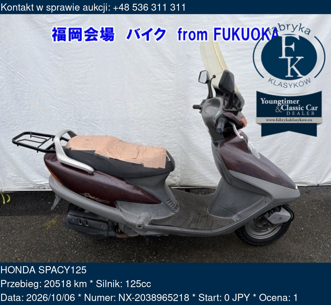HONDA SPACY125  - zdjęcie 2