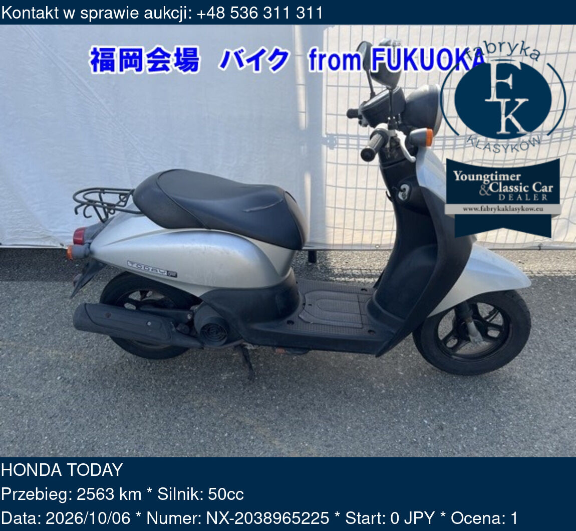 HONDA TODAY  - zdjęcie 2