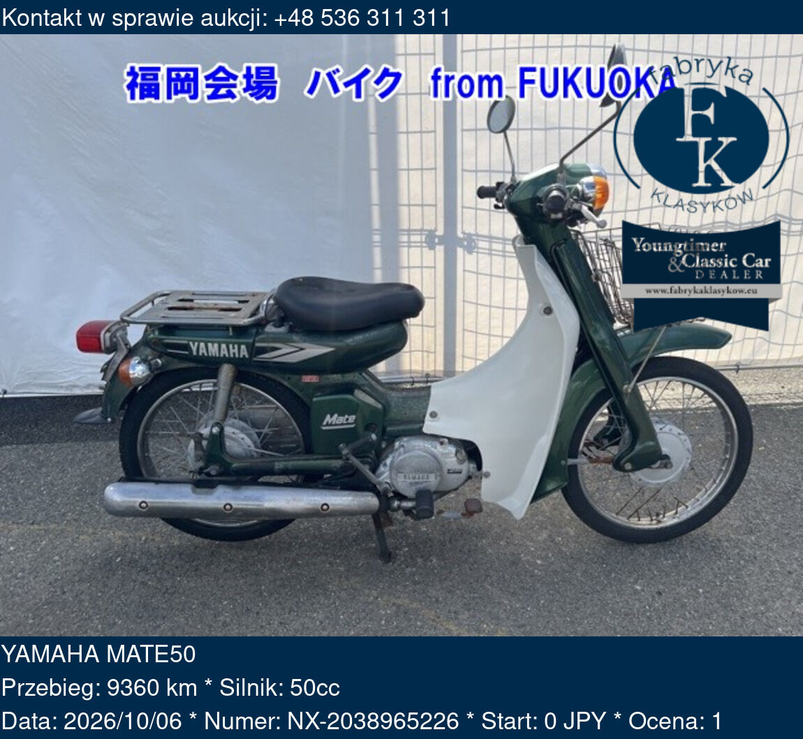 YAMAHA MATE50  - zdjęcie 2
