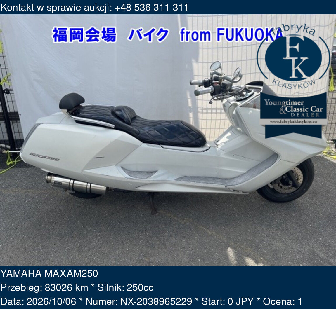 YAMAHA MAXAM250  - zdjęcie 2