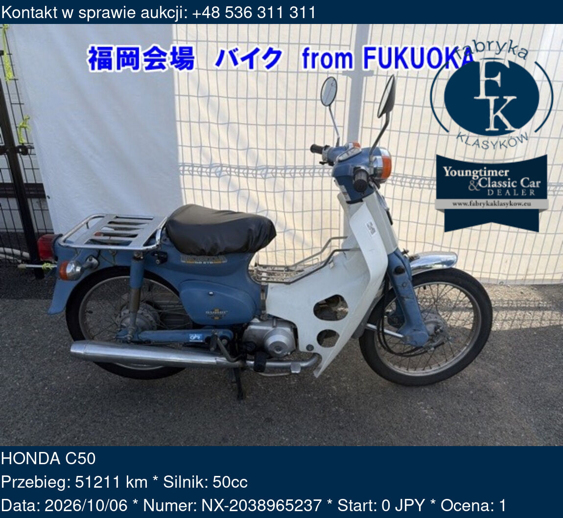 HONDA C50  - zdjęcie 2
